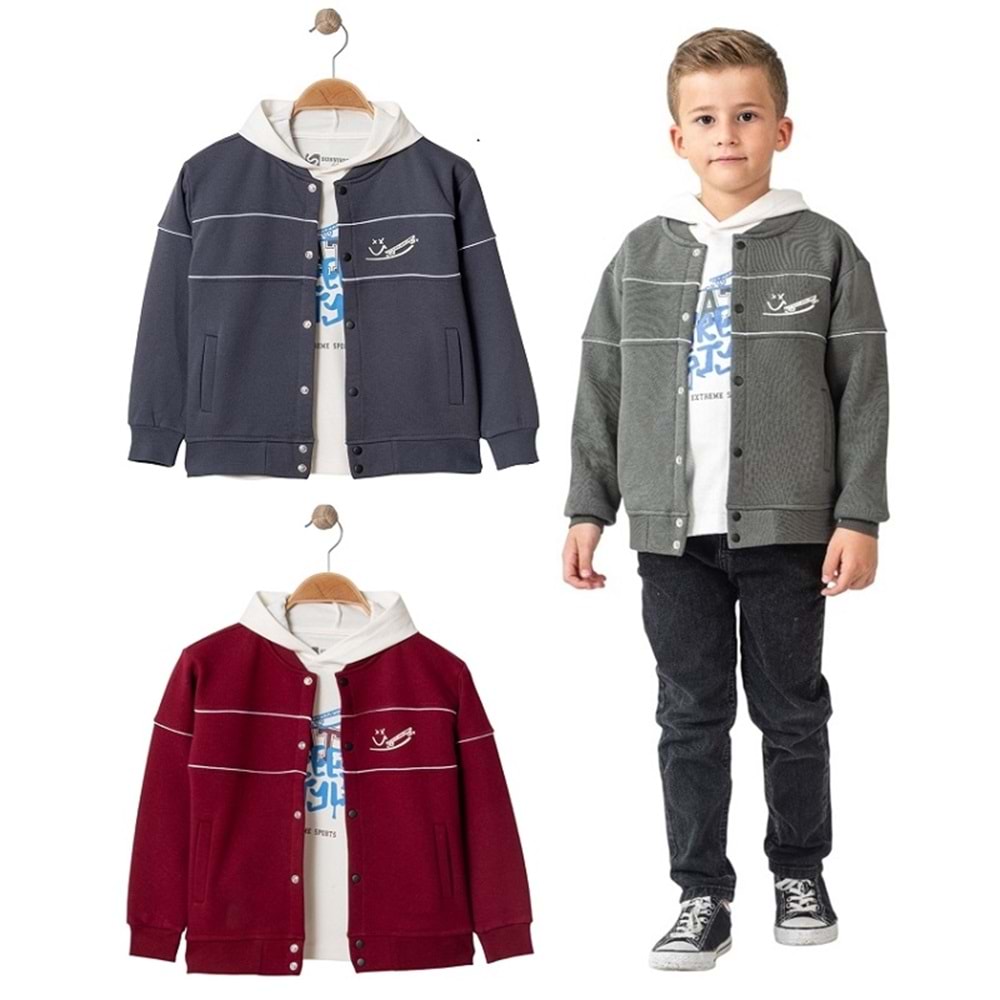 KAPŞONLU İKİLİ MONT 3Y,4Y,5Y,6Y Erkek