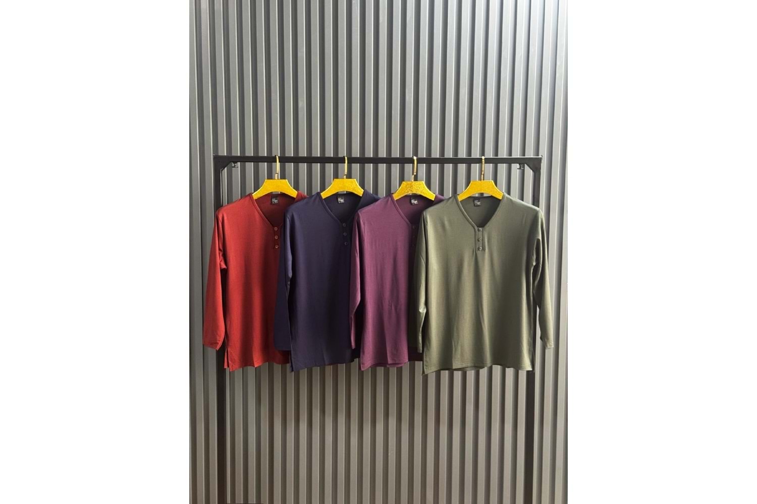 2XL DÜĞMELİ ANNE BLUZ